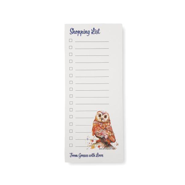 Μαγνητικό Shopping List, "Owl" O2S-2