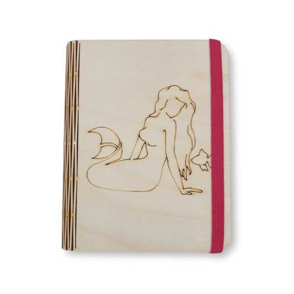 Wooden notebook with pencil "Mermaid" OX-10