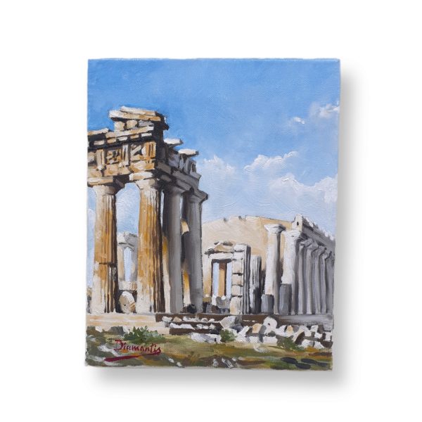 Oil painting on canvas, Parthenon  ZDI-001