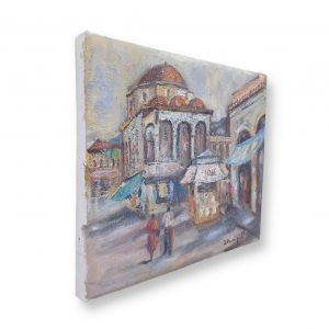 Αυθεντικός πίνακας ζωγραφικής, λάδι σε καμβά Monastiraki ZDR-001