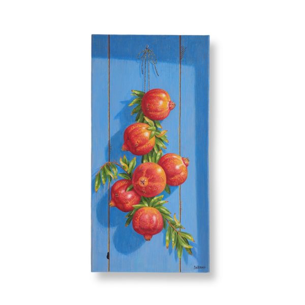 Αυθεντικός πίνακας ζωγραφικής, λάδι σε καμβά Pomegranates ZKA-001