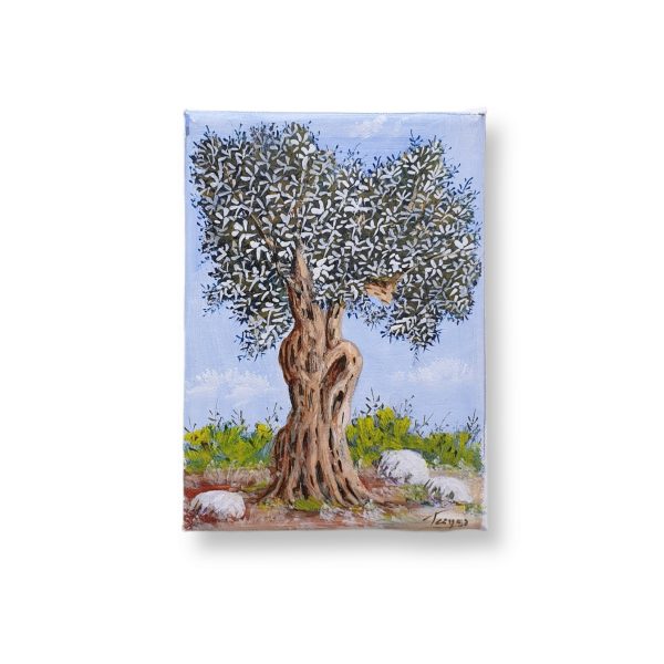Oil painting on canvas, Olive Tree ZTS-001