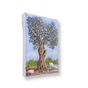 Αυθεντικός πίνακας ζωγραφικής, λάδι σε καμβά Olive Tree ZTS-001
